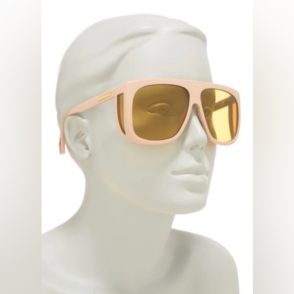 Gucci Shield  Aviator 62MM sunglasses